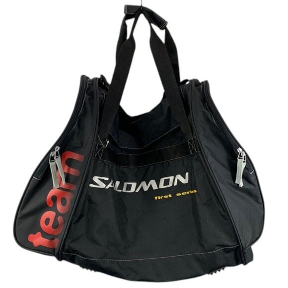 Salomon Team First‎ Series Duffel Bag Unisex XL Black Travel Gym Outdoor Gear